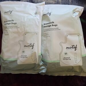 200 Motif Medical Breastmilk Storage Bags - White